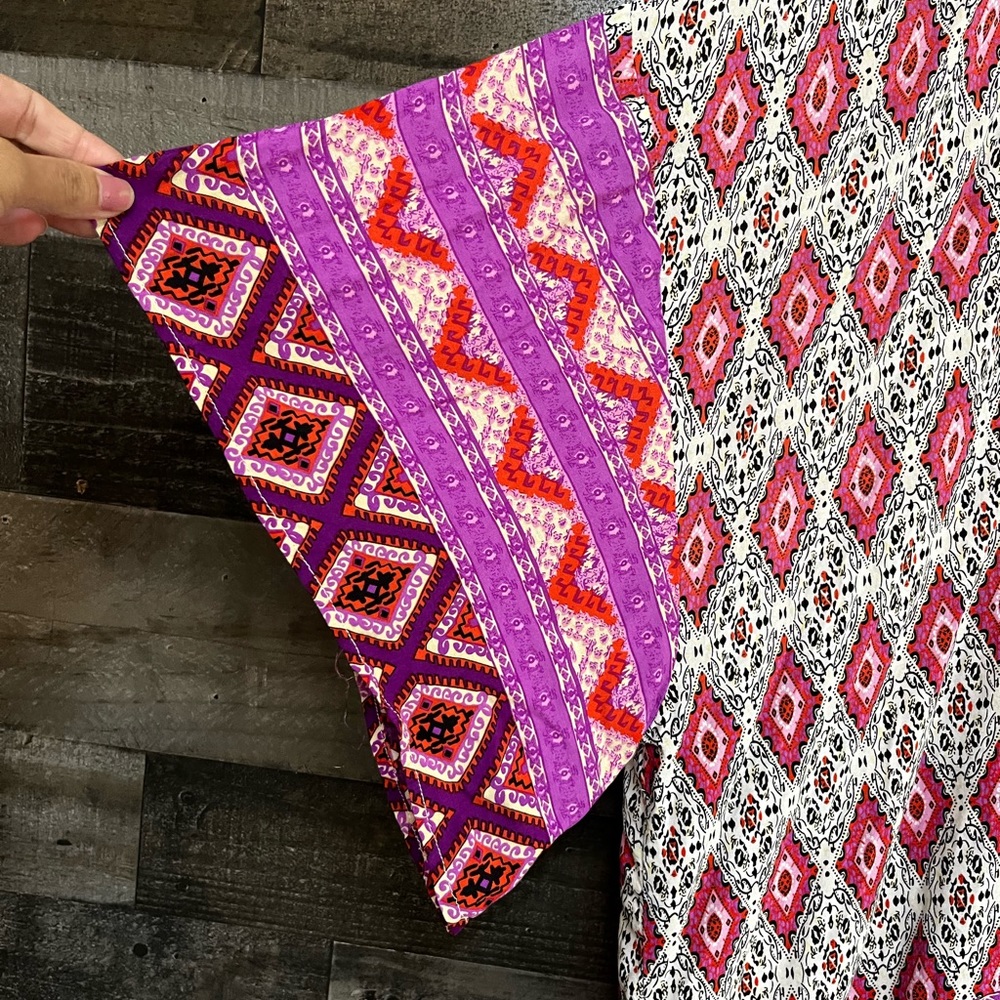 Umgee Multicolor Patterned Kimono Top - Picture 6 of 12